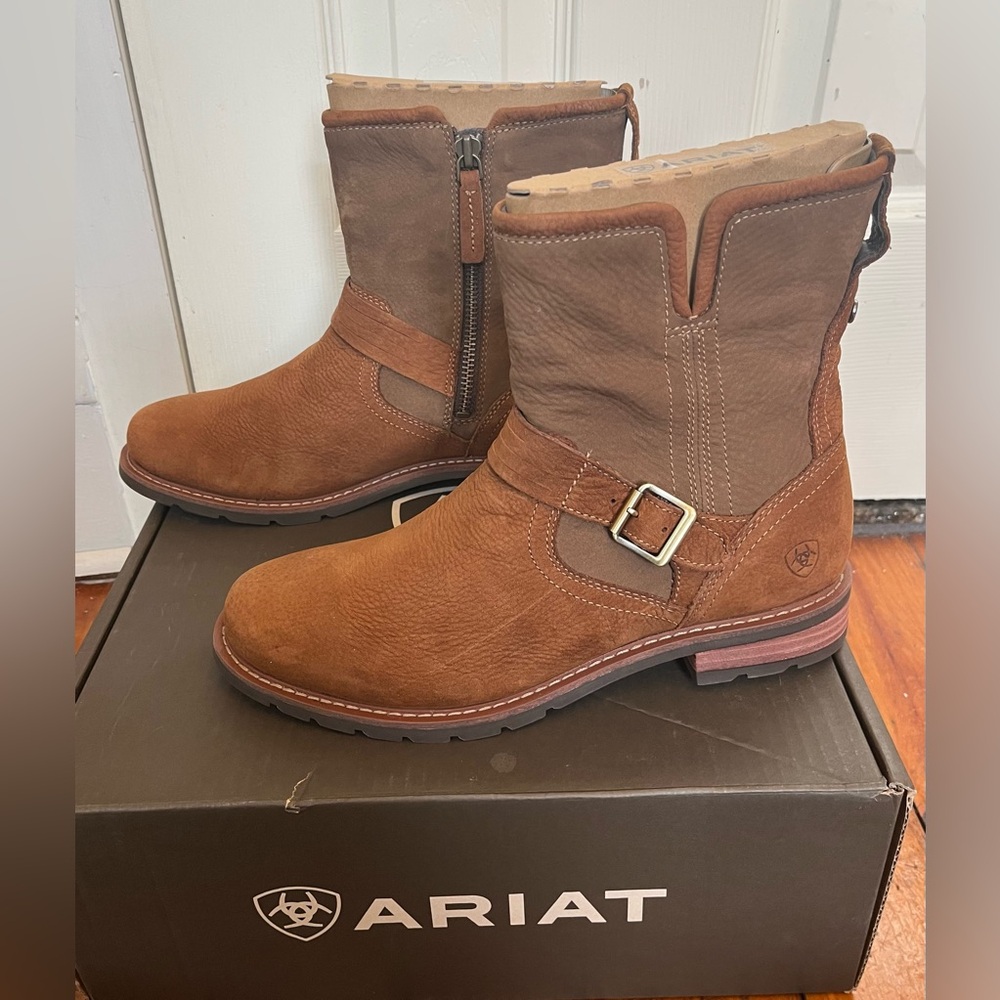 ARIAT Women’s Countryside Savannah H2O Waterproof Boots NWT’s Roasted Toffee (9) - Picture 3 of 15